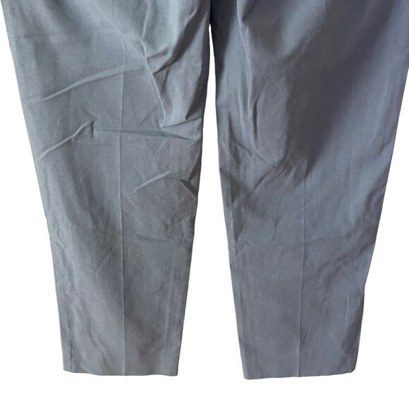 Rebecca Taylor 6 Stretch Cotton Suit Tailored Dress Pants Blue High Rise - Picture 10 of 10